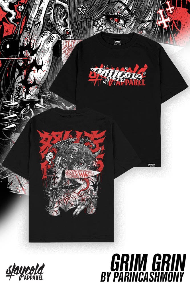 Grim Grin - Oversized T-Shirt