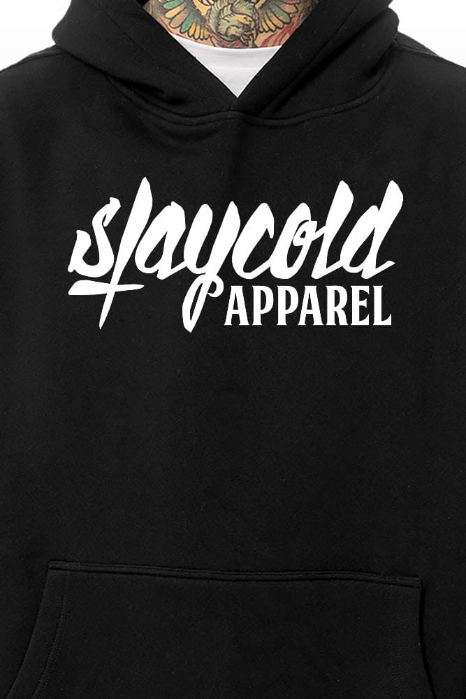 Stay Cold Oversized Logo Hoodie