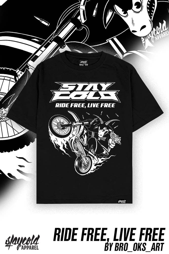 Ride Free, Live Free - Oversized T-Shirt