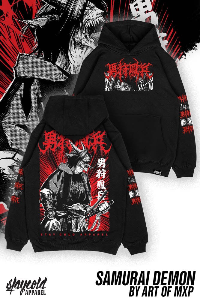 Samurai Demon - Oversized Hoodie