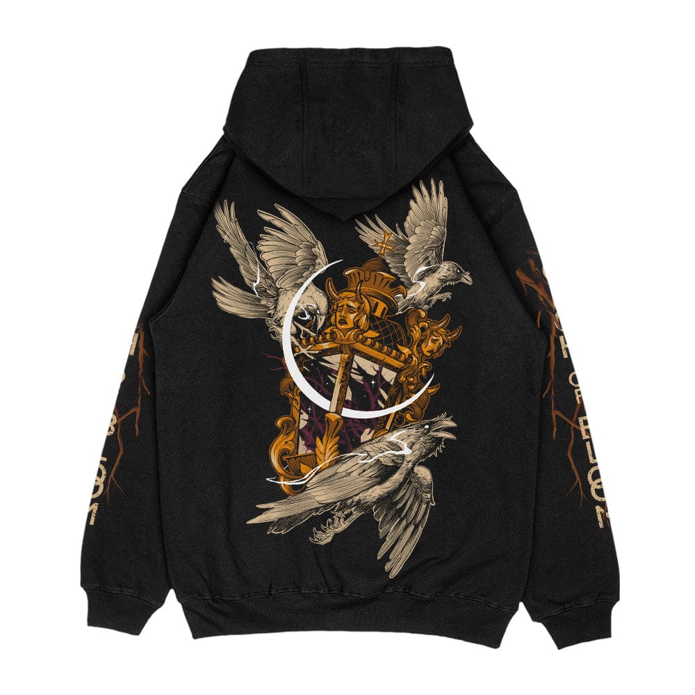 Torch of Bloom Oversized Hoodie