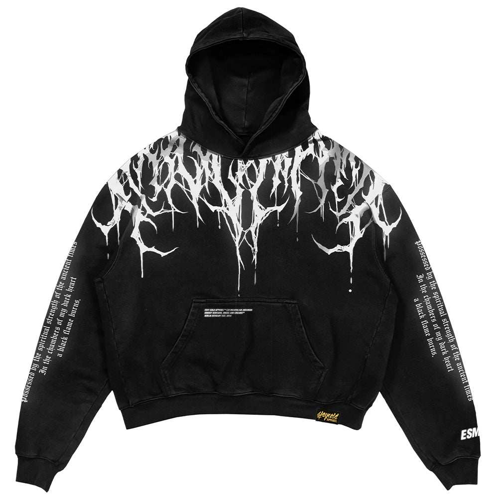 Reign of Blood (3M reflective) - Heavy Oversized Hoodie 400GSM