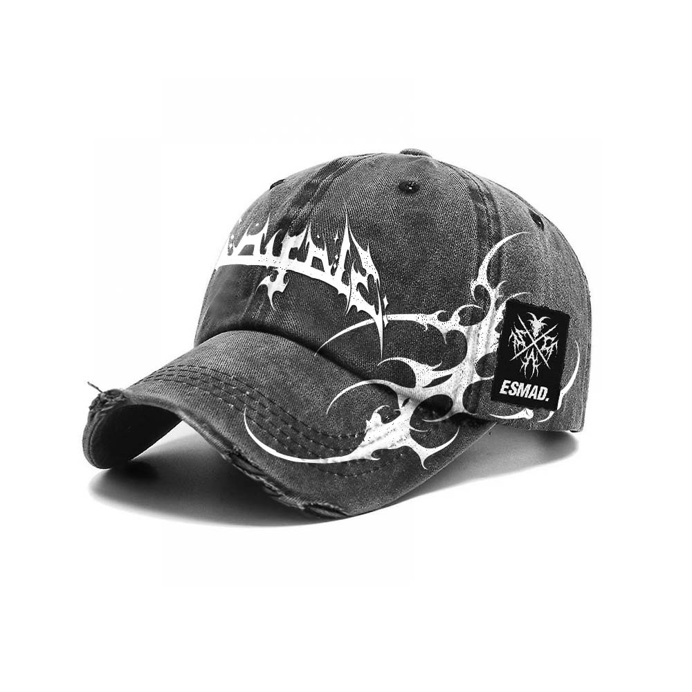 Veiled Origins - Bleached Dad Cap (White) Mockup
