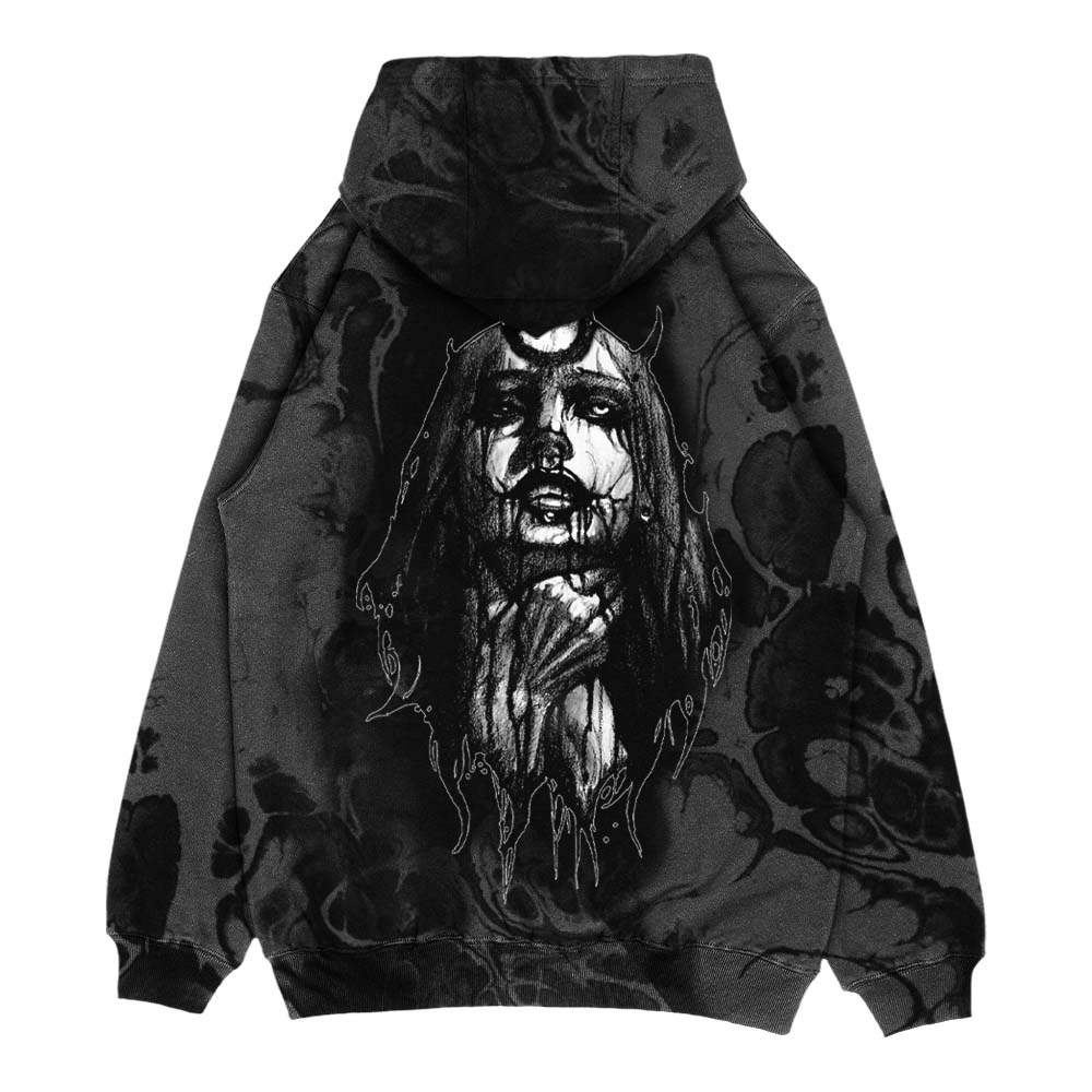 Strangled - Customized Oversized Hoodie (350GSM) Mockup