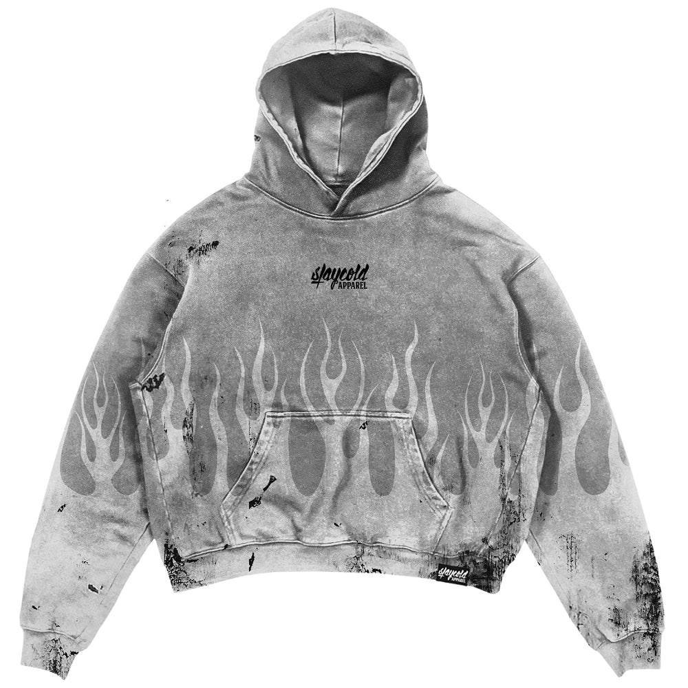 Stormborn (grey) - Heavy Oversized Hoodie (400GSM) Mockup