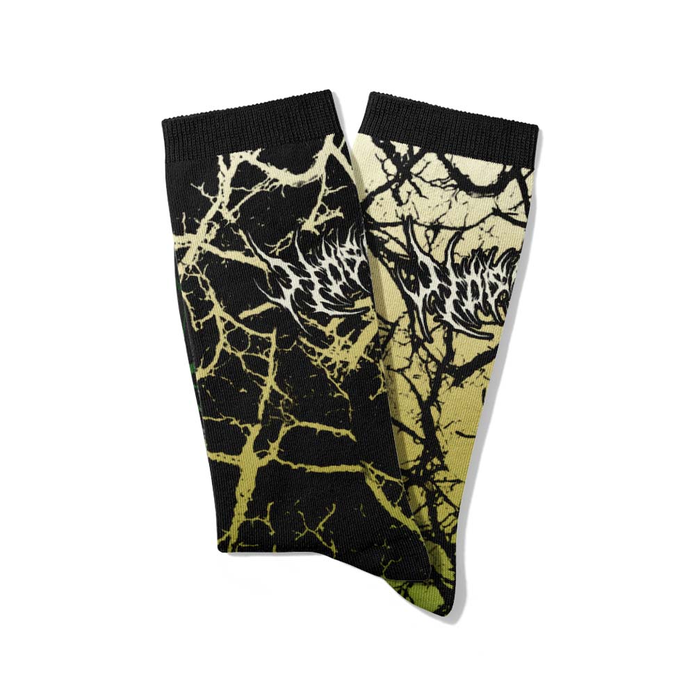 Ragshift (Yellowish) - Comfort Socks Mockup