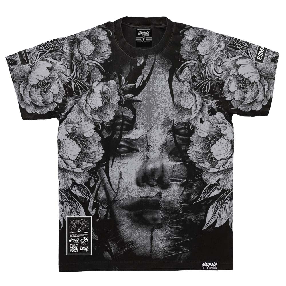 Heart Like Winter (Allover) - Heavy Oversized T-Shirt (250GSM)