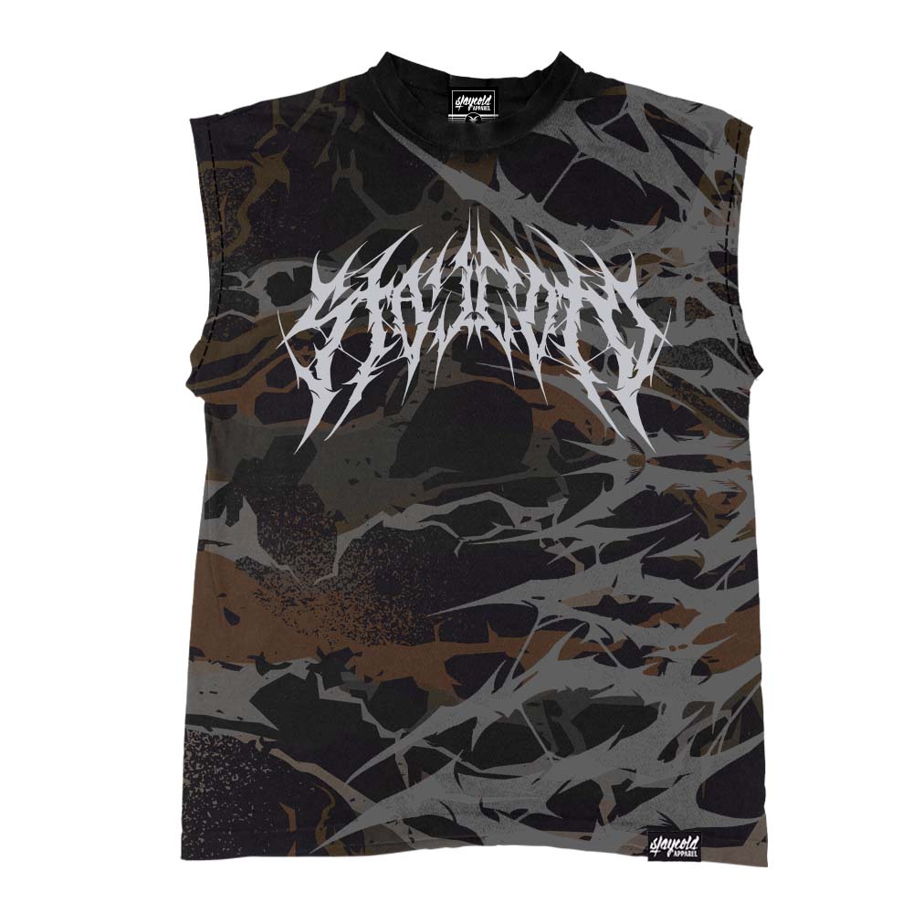 Tactical Skin (Camo) - Sleeveless (200GSM) Mockup