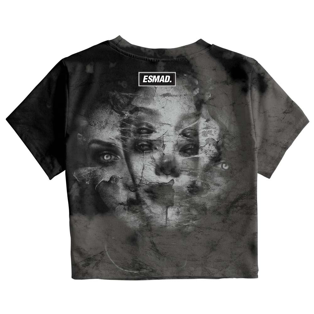 Trinity (Custom) - Crop T-Shirt (200GSM) Mockup