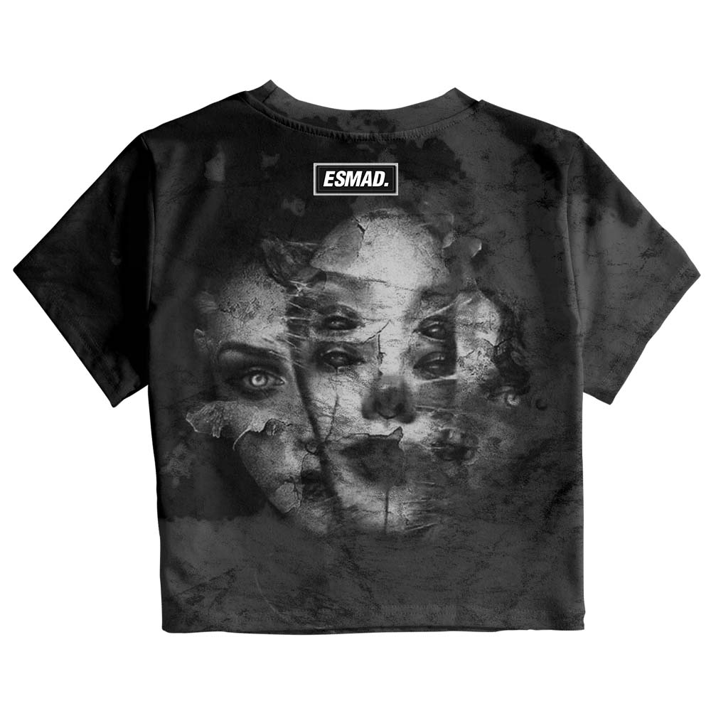 Trinity (Custom) - Crop T-Shirt (200GSM) Mockup