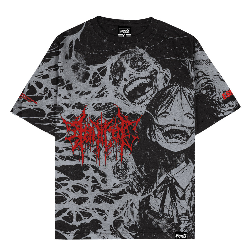 Grinfrost (black) - Oversized T-Shirt (200GSM) Mockup