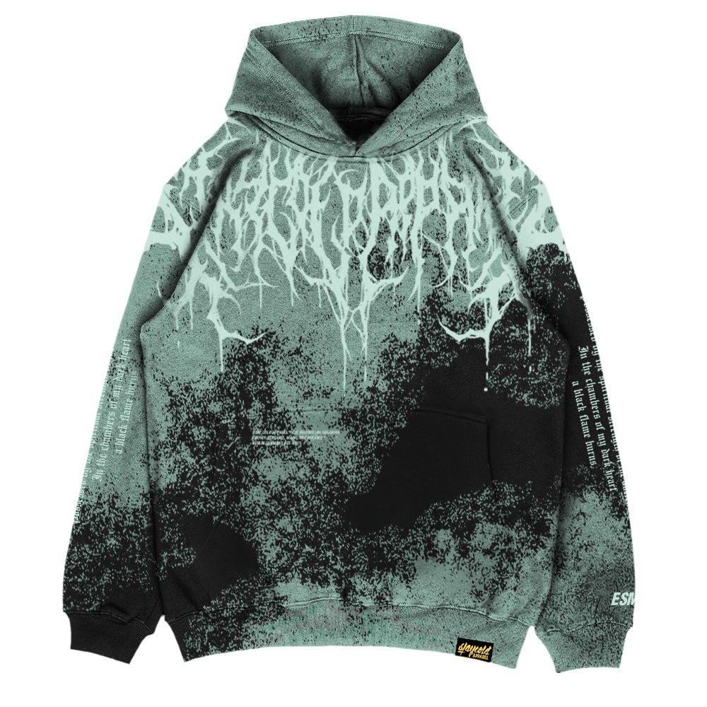 Reign Of Blood (mentol) - Oversized Hoodie (350GSM) Mockup