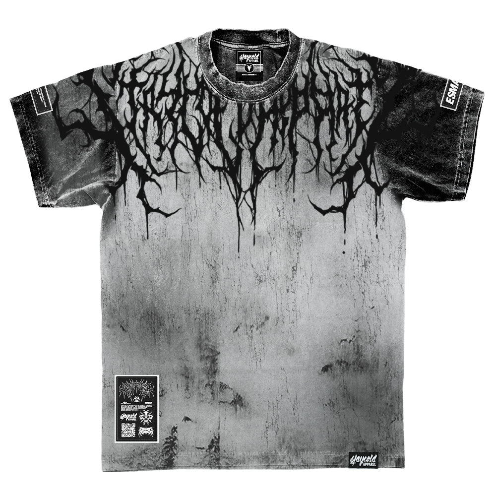 Reign Of Blood (wasted) - Heavy Oversized T-Shirt (250GSM) Mockup