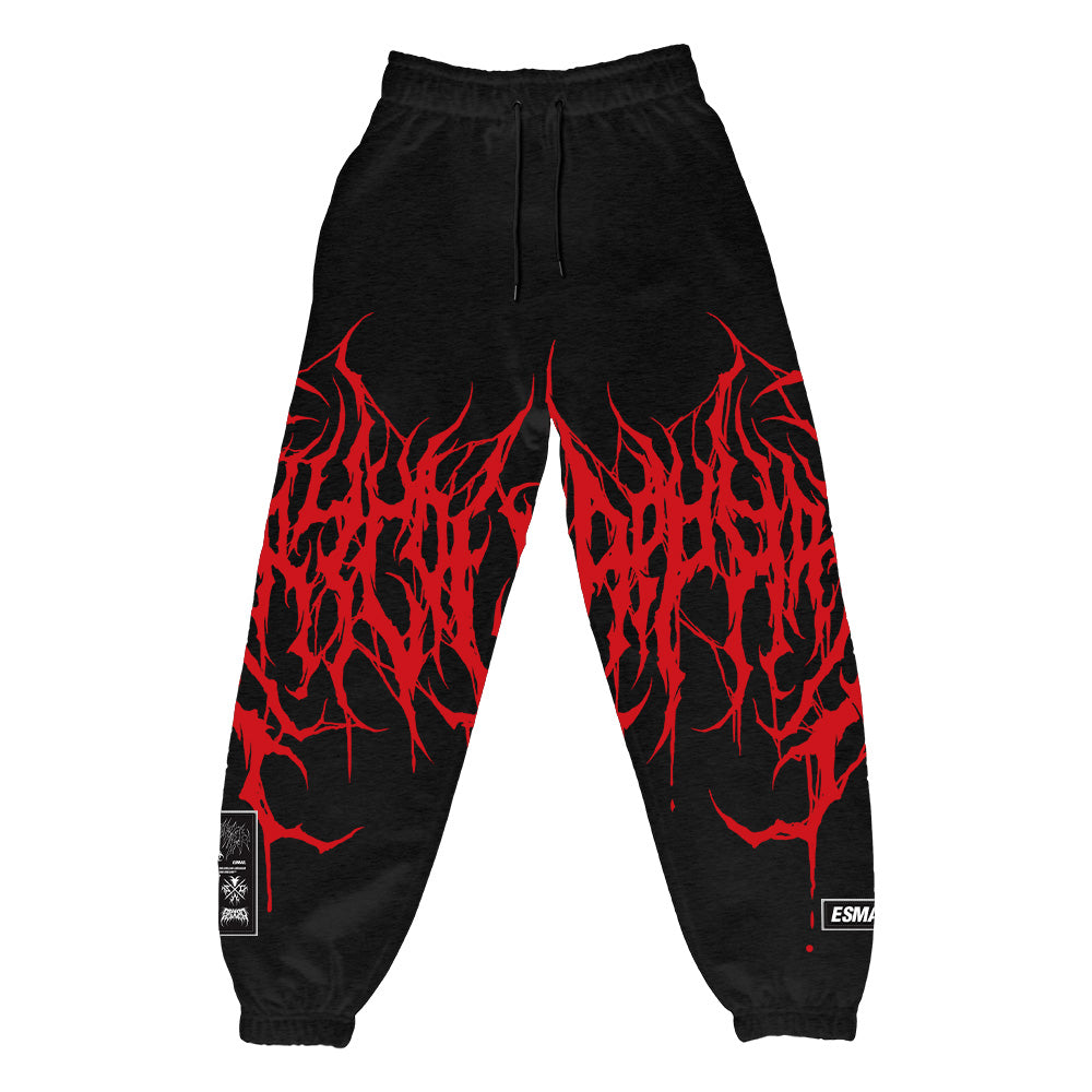Reign Of Blood (red) - Sweatpants (350GSM) Mockup