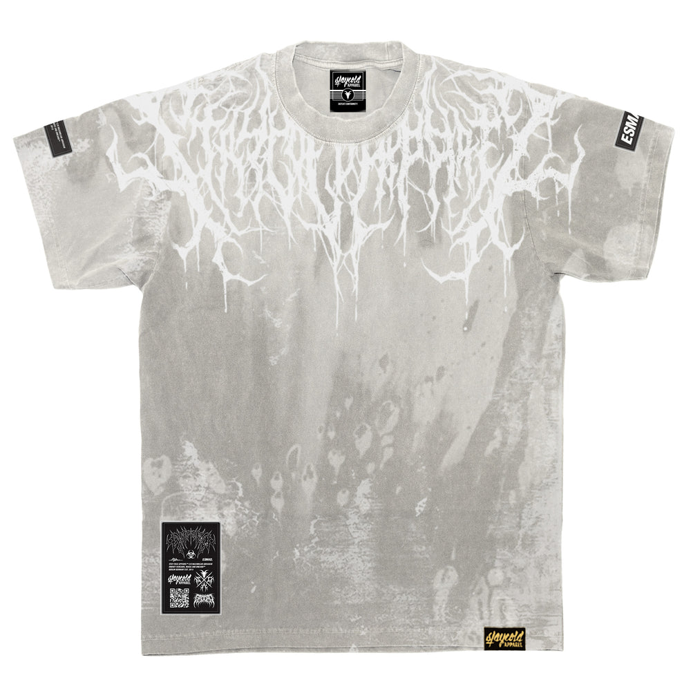 Reign Of Blood (dirty sand) - Heavy Oversized T-Shirt (250GSM) Mockup
