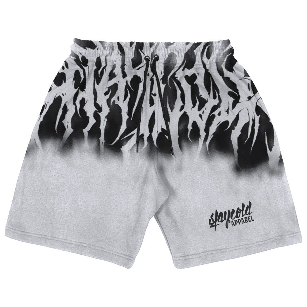 Hellwire (grey) - Prime Shorts (350GSM) Mockup