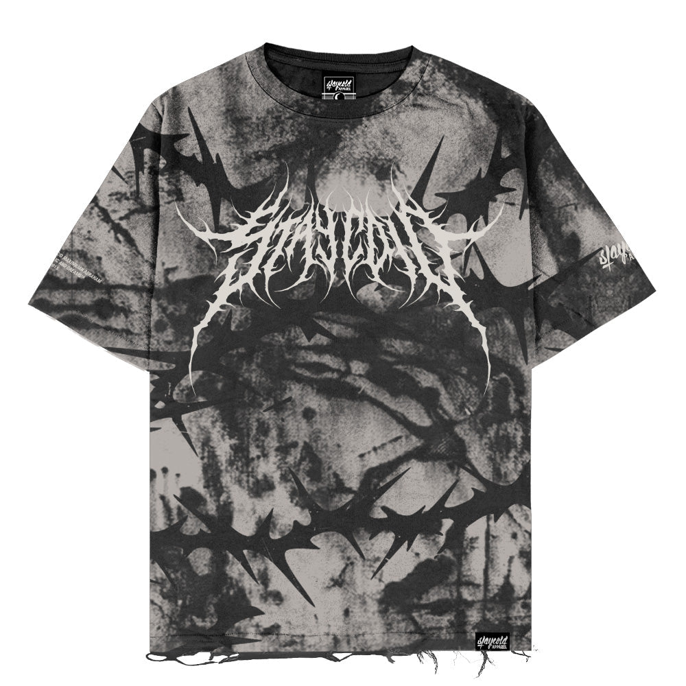 Chrome Fever (silver) - Oversized T-Shirt (200GSM)
