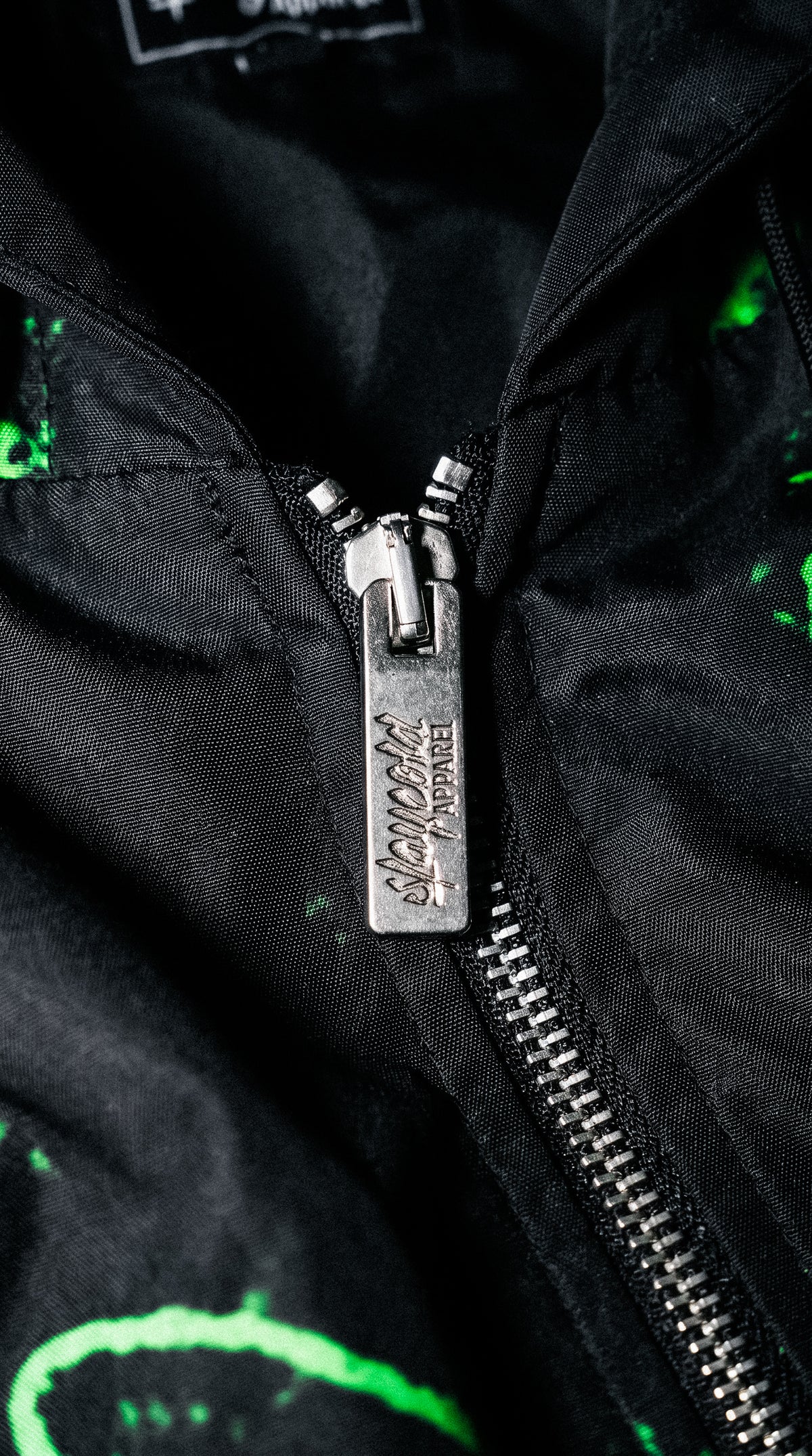 Black Spine (Black) - Raincoat