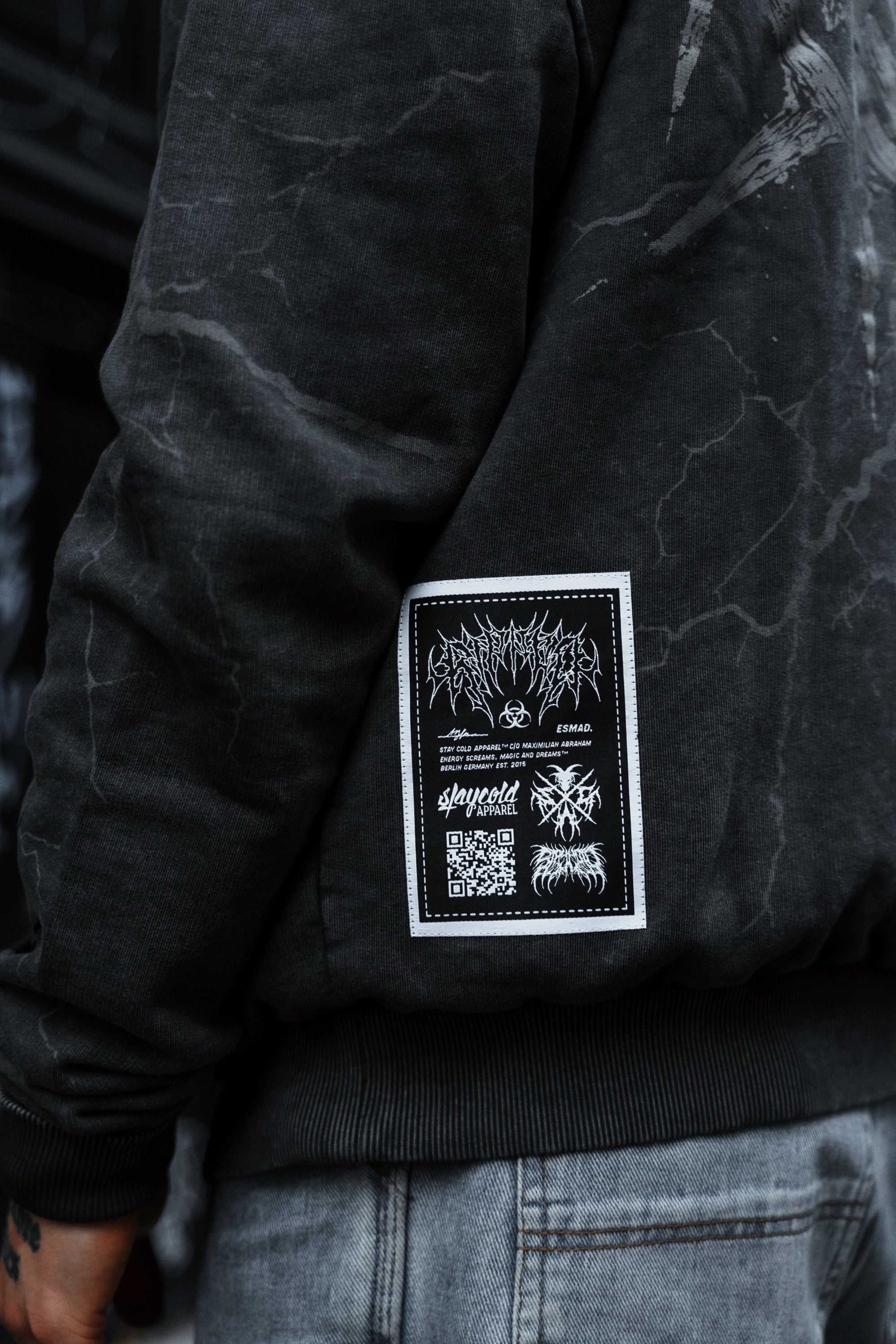 Blackthorn - Heavy Oversized Hoodie (Acid Washed) 400GSM