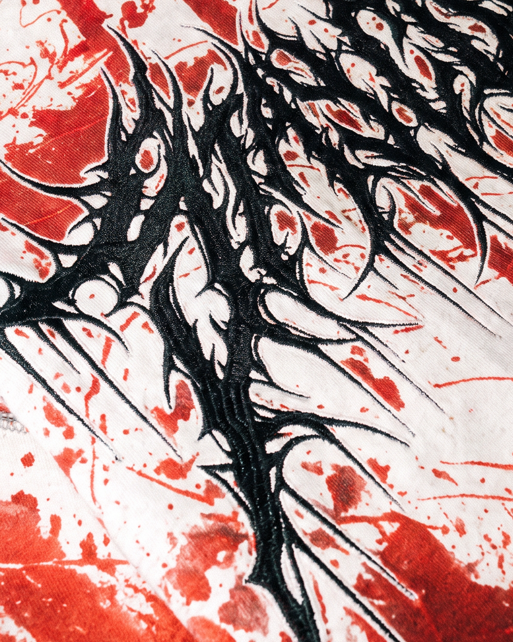 Bloodpath (Rouge) - Sweat à capuche oversize épais (400 GSM)