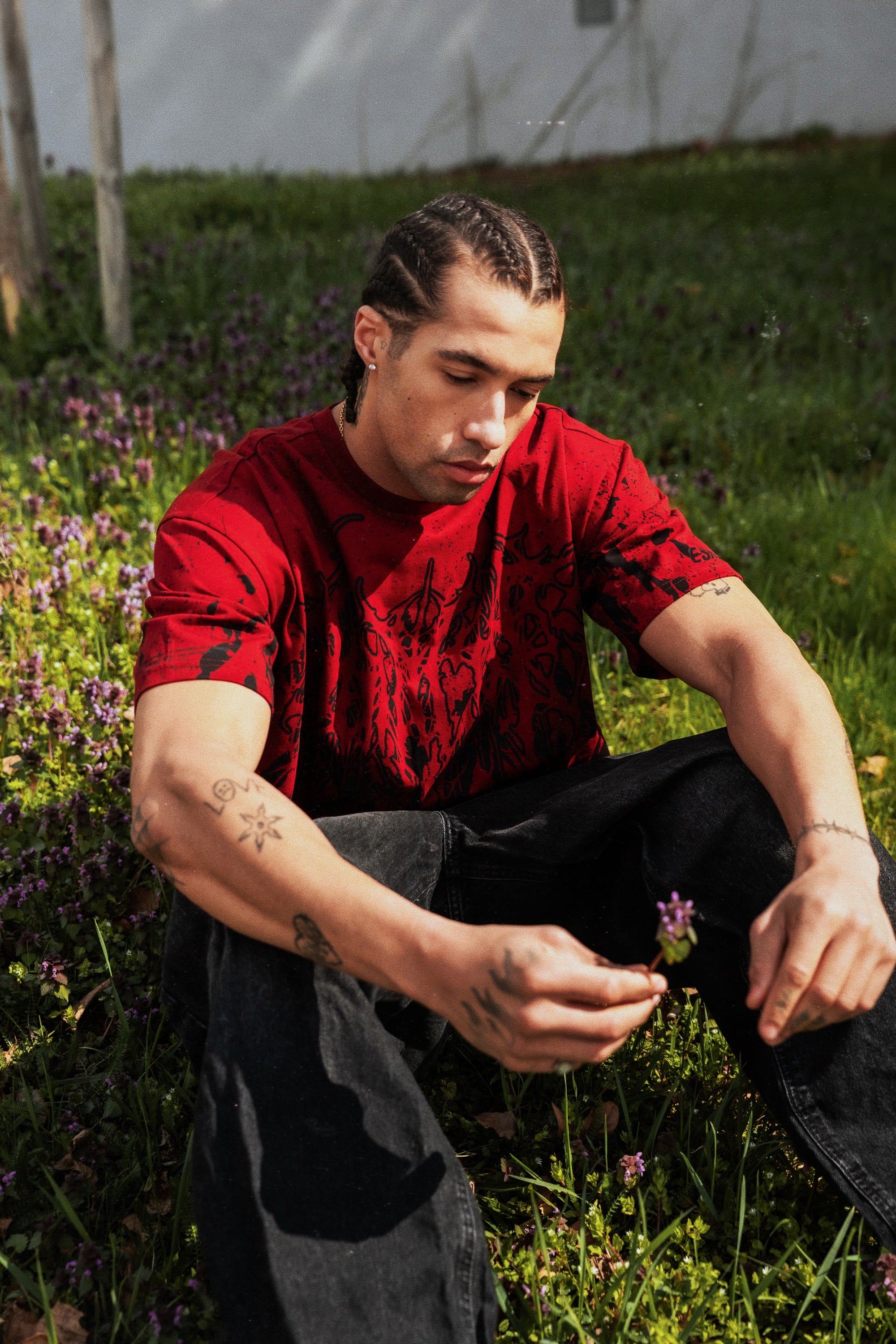 Bloodspawn (rusty red) - Oversized T-Shirt (200GSM)