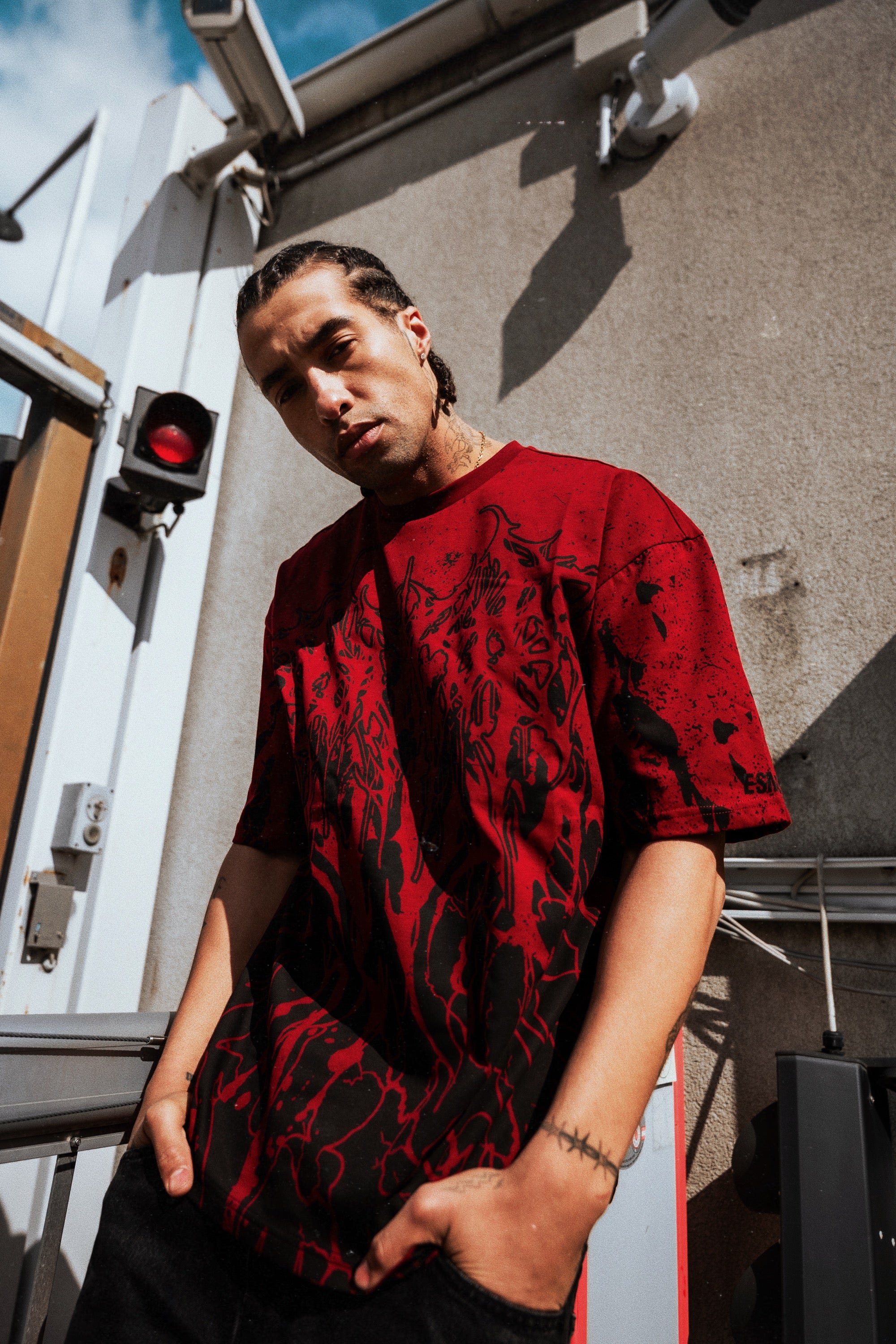 Bloodspawn (rusty red) - Oversized T-Shirt (200GSM)