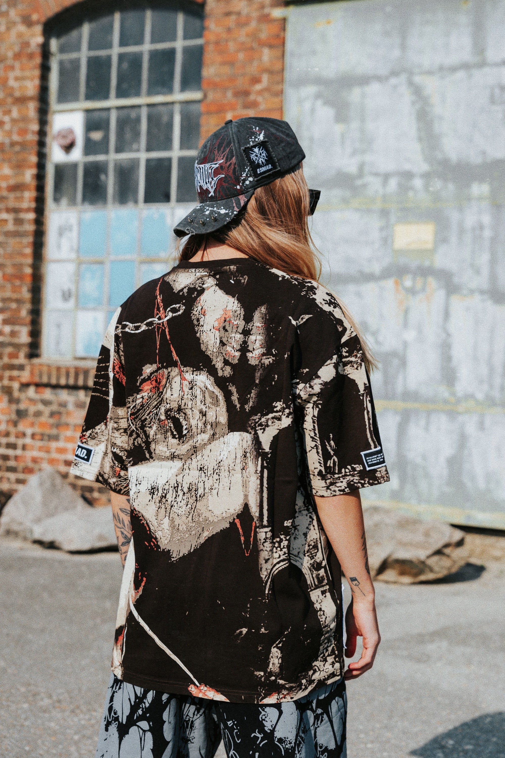Bloodstained (custom) - Heavy Oversized T-Shirt (250GSM)