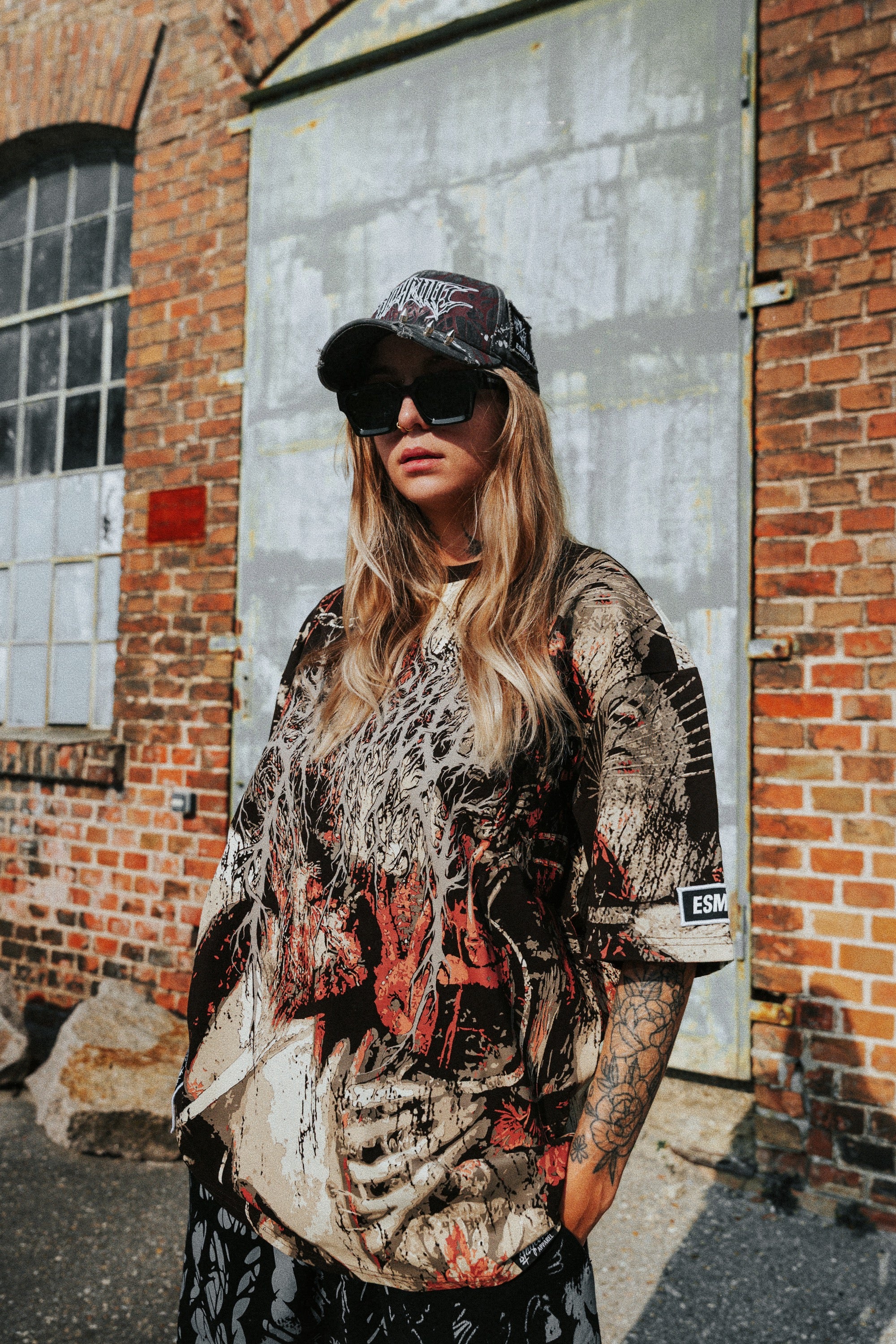 Bloodstained (custom) - Heavy Oversized T-Shirt (250GSM)