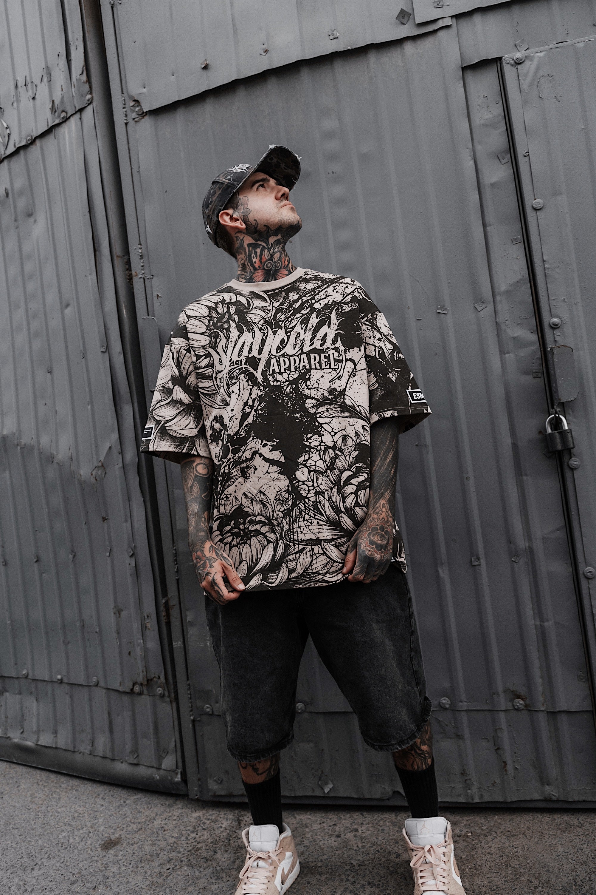Bloomwound (Allover) - Heavy Oversized T-Shirt (250GSM)