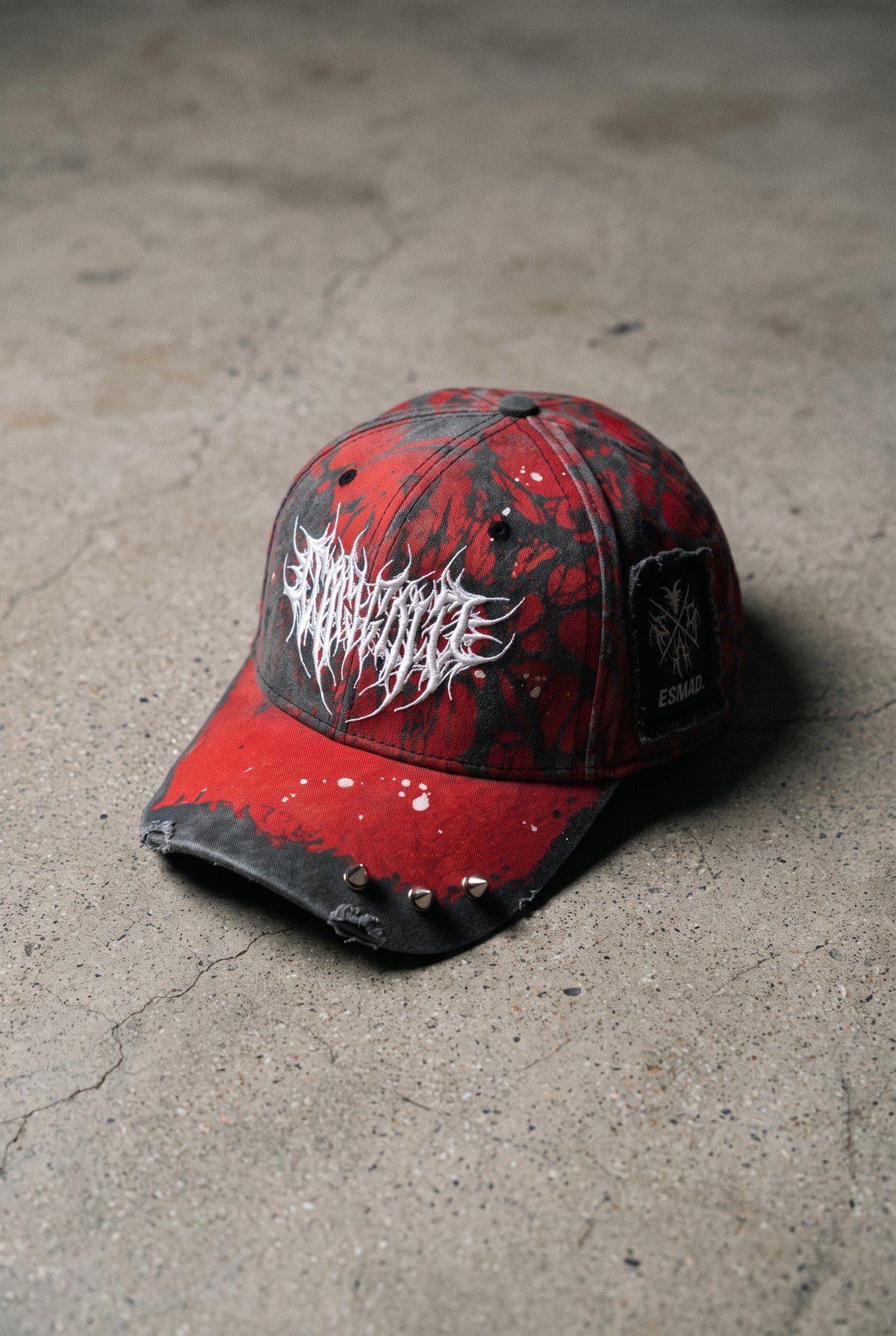 Core Burn (Red) - Distressed Baseball Cap