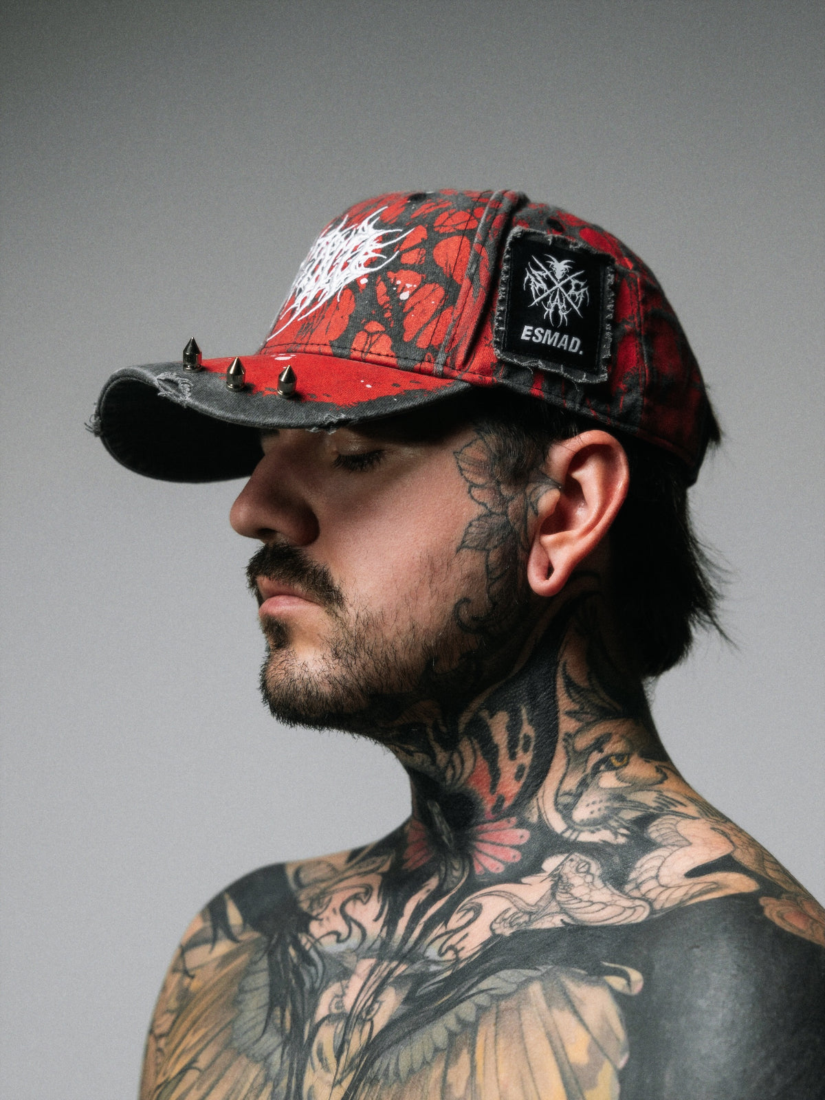 Core Burn (Red) - Distressed Baseball Cap