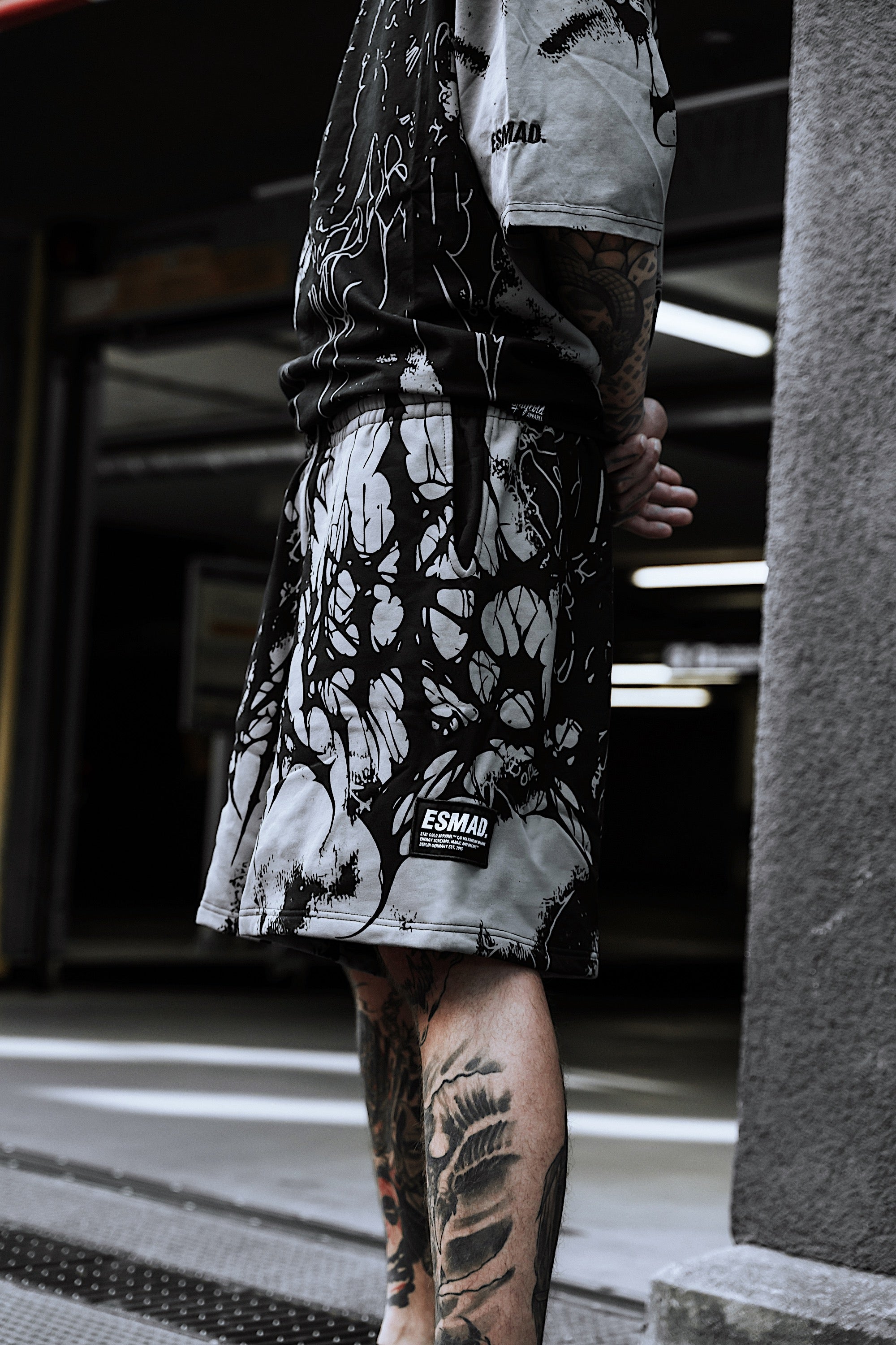 Daggerwave (grey dye) - Prime Shorts (350GSM)