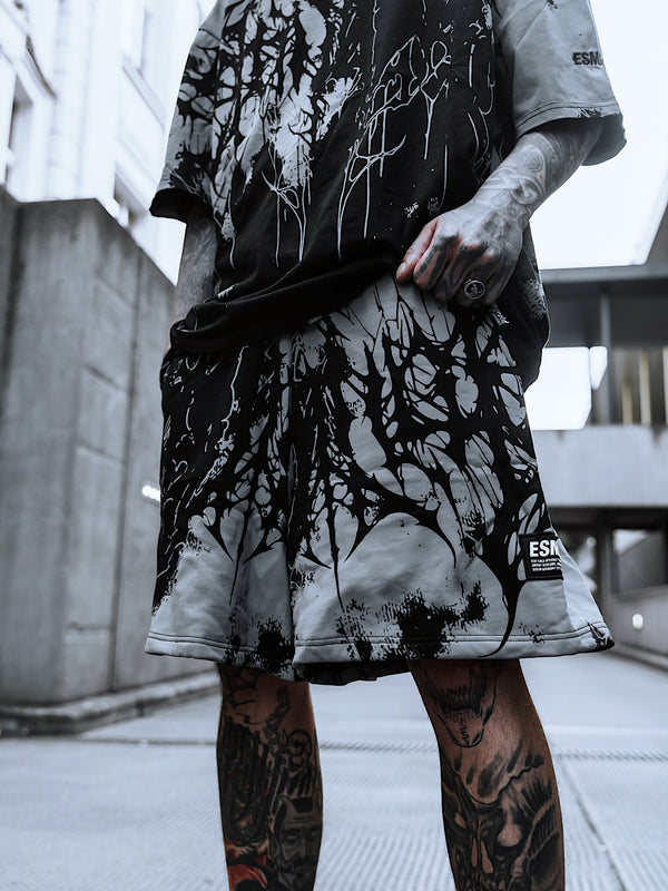 Daggerwave (grey dye) - Prime Shorts (350GSM) Lifestyle Image