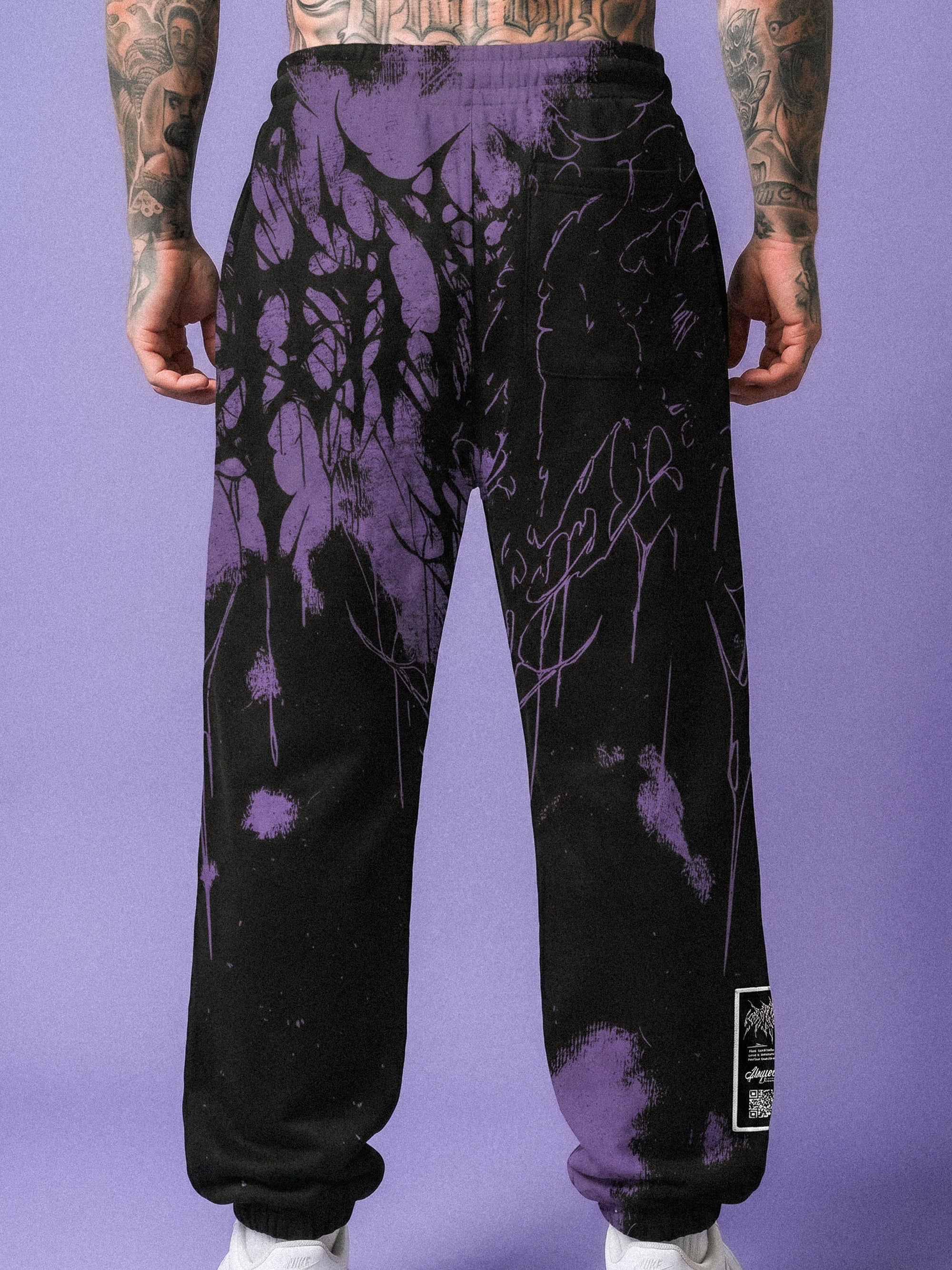 Daggerwave (purple) - Sweatpants (350GSM)