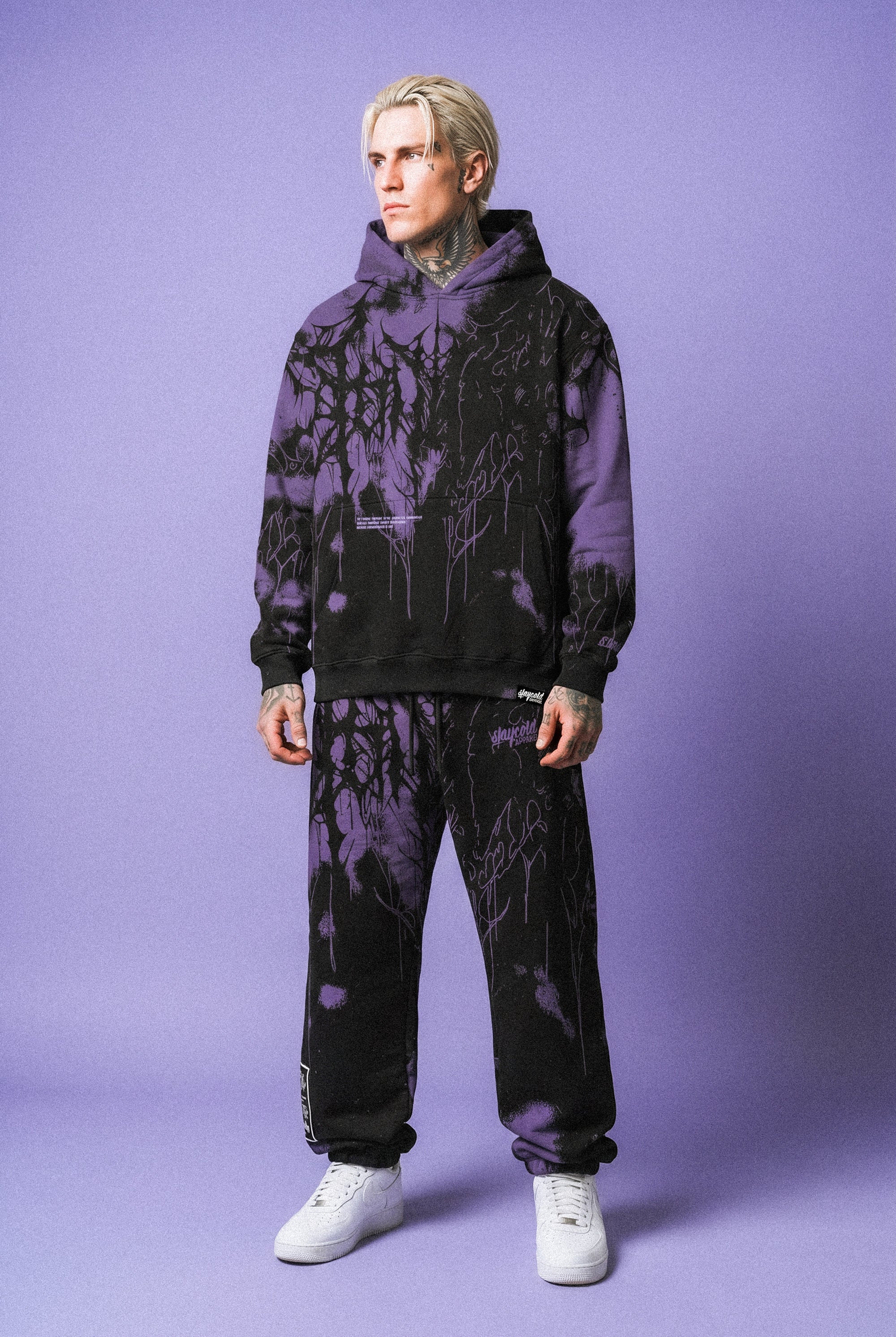 Daggerwave (purple) - Sweatpants (350GSM)