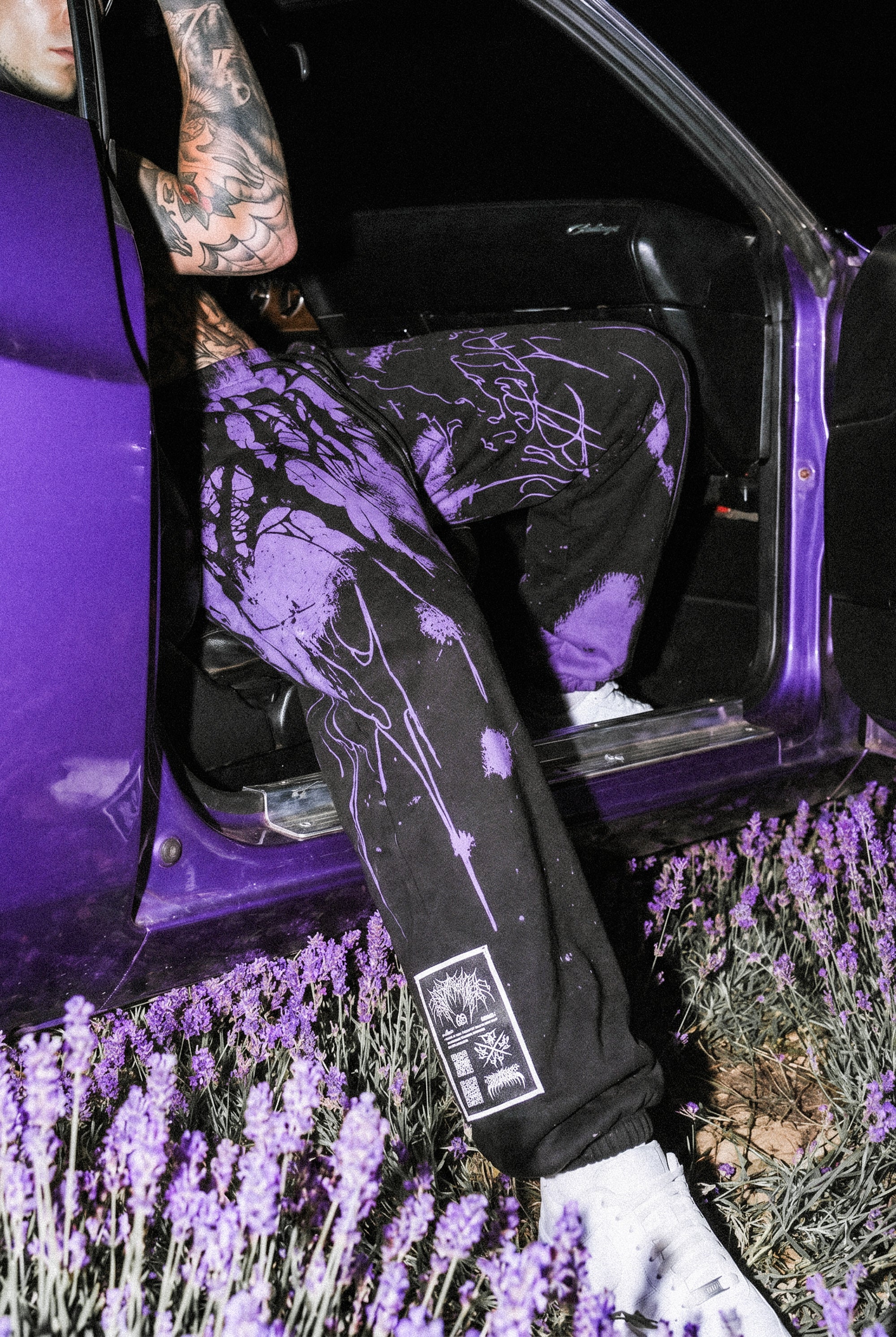 Daggerwave (purple) - Sweatpants (350GSM)