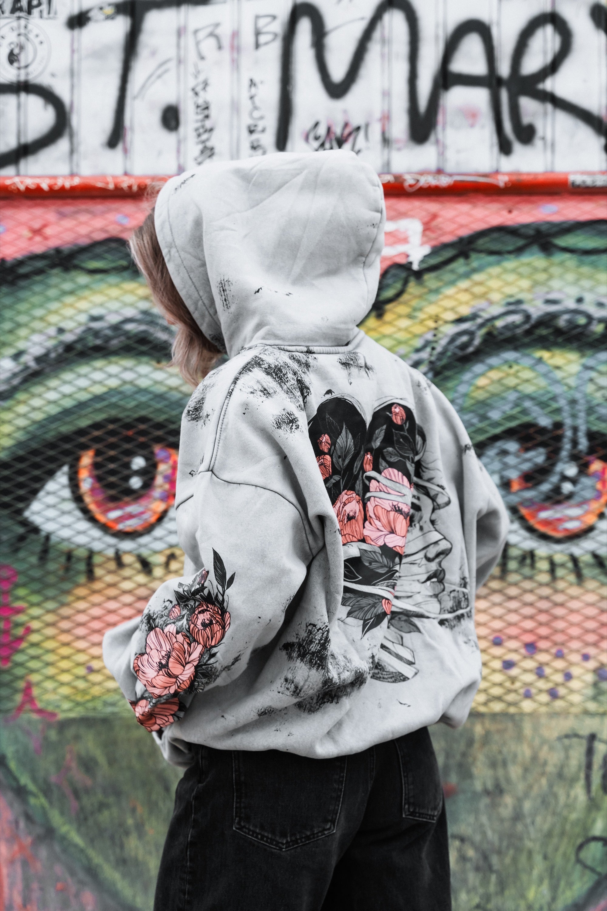 Dead Bloom (Acid) - Oversized Hoodie (350GSM)