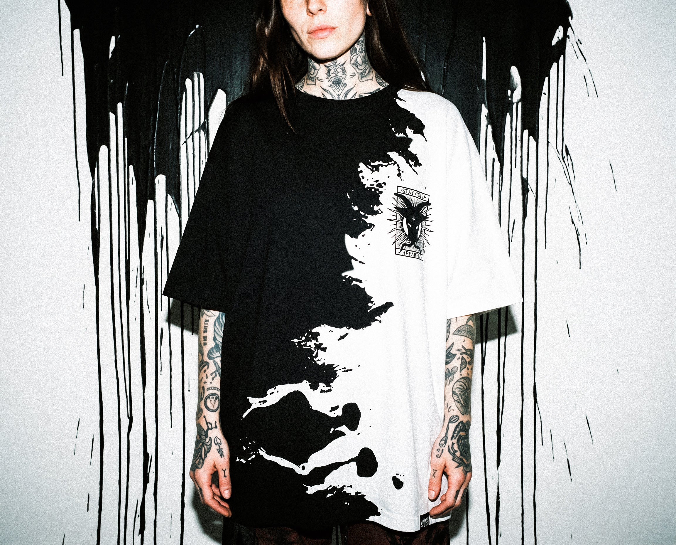 Death Rider (Half Half) - Oversized T-Shirt (200GSM)