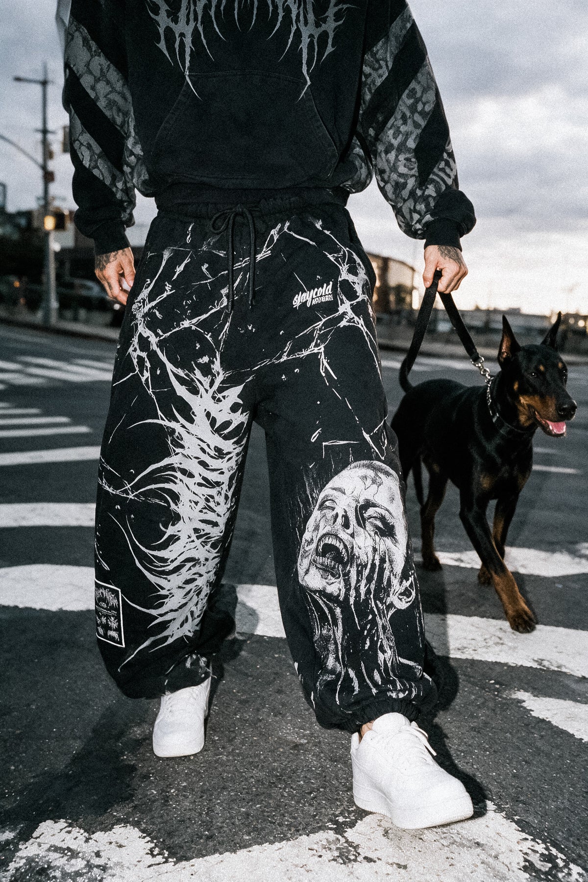 Deathrattle (Grey) - Sweatpants (350GSM)