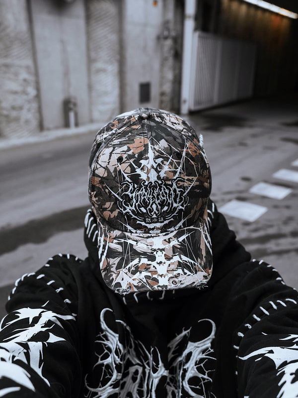 Doom Drifter Realtree (custom) - Distressed Baseball Cap Lifestyle Image