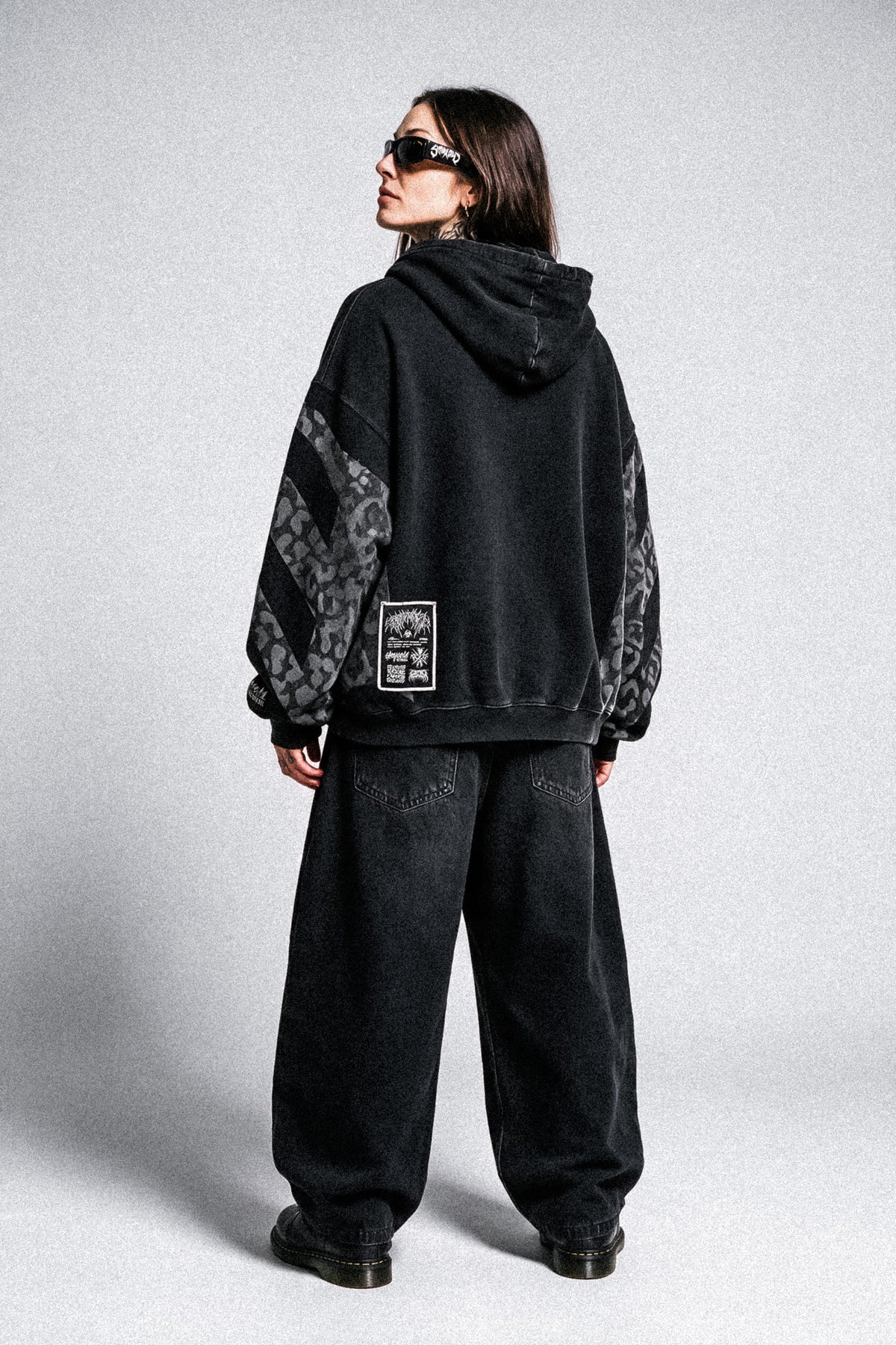 Dreadspawn (Black) - Heavy Oversized Hoodie (400GSM)