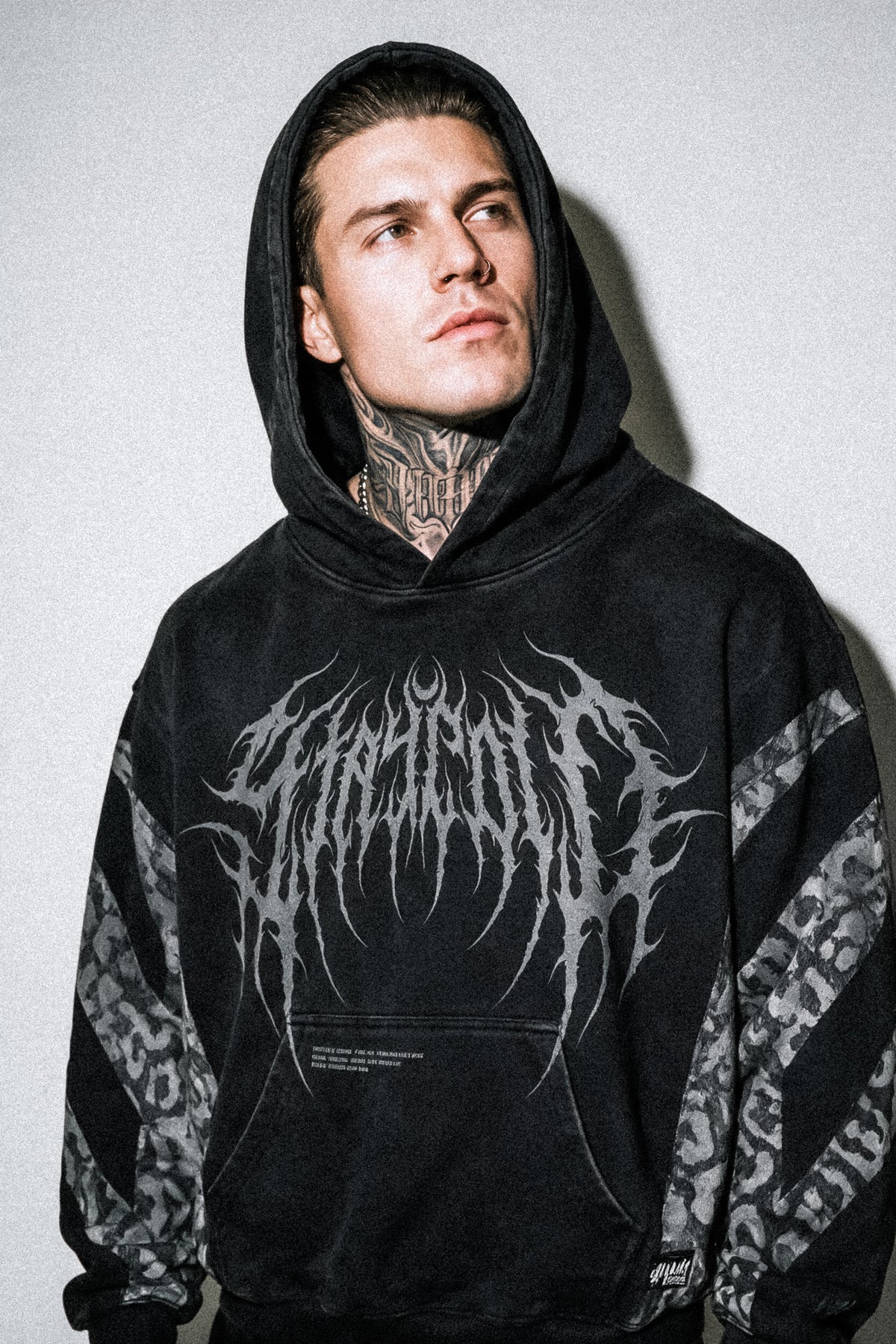 Dreadspawn (Black) - Heavy Oversized Hoodie (400GSM)