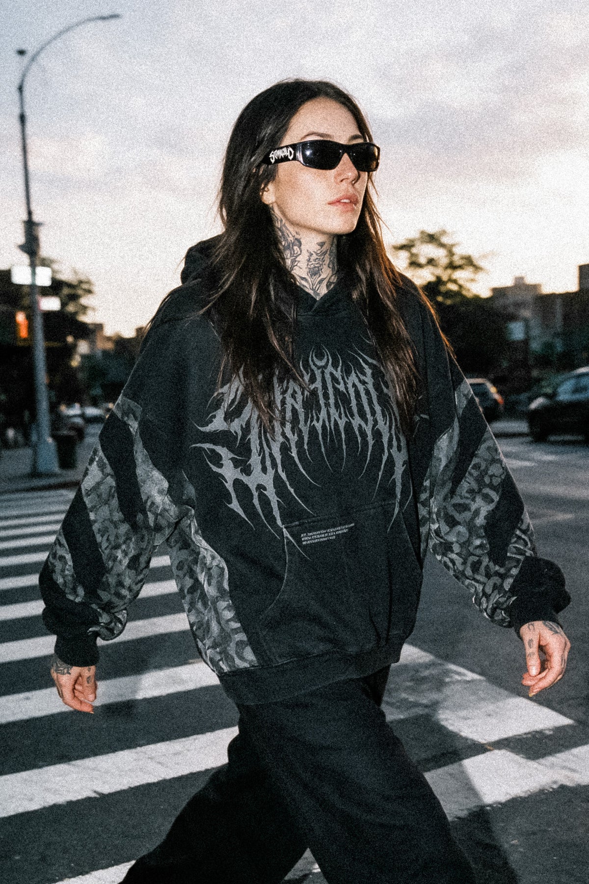 Dreadspawn (Black) - Heavy Oversized Hoodie (400GSM)