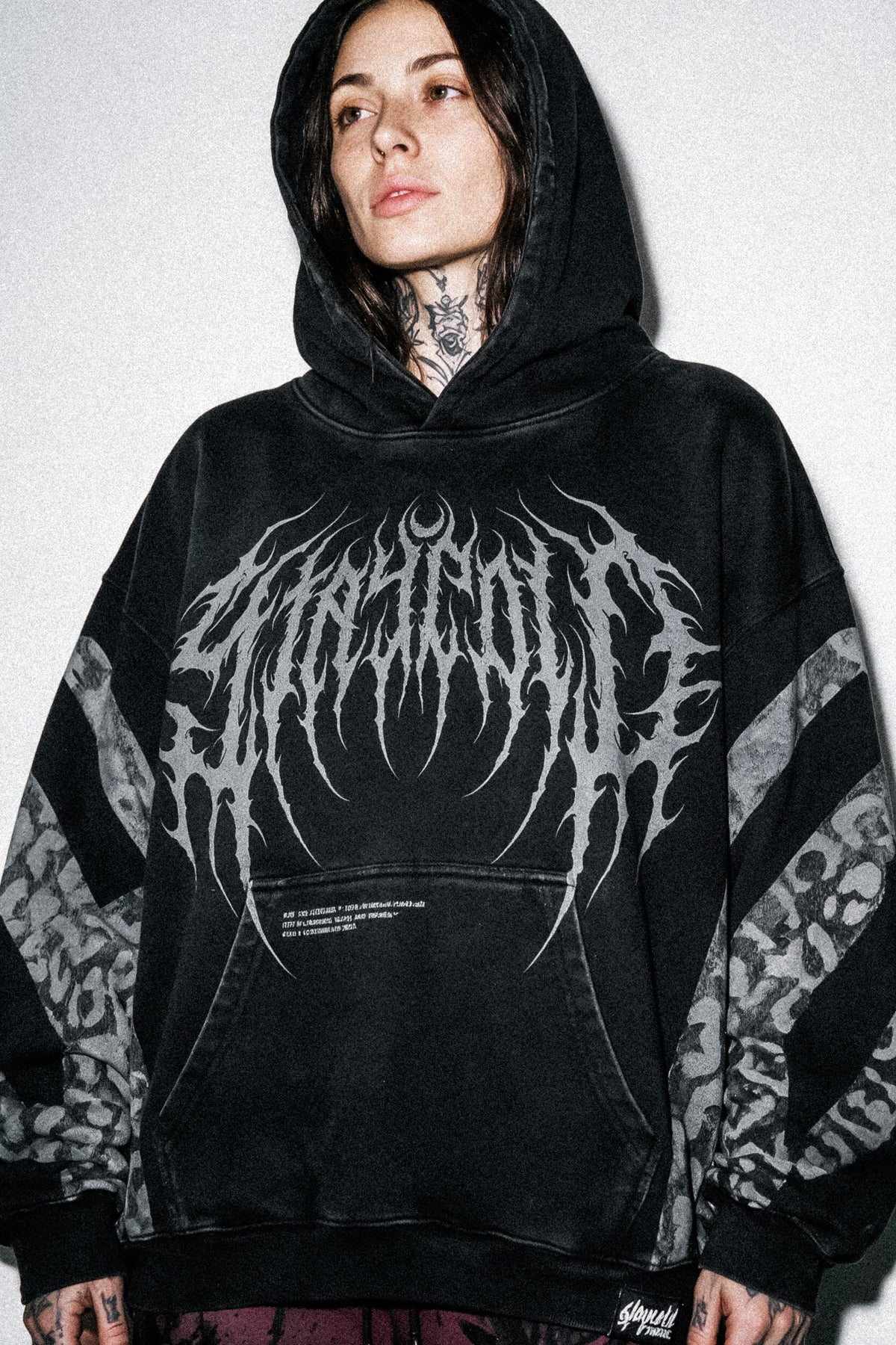 Dreadspawn (Black) - Heavy Oversized Hoodie (400GSM)