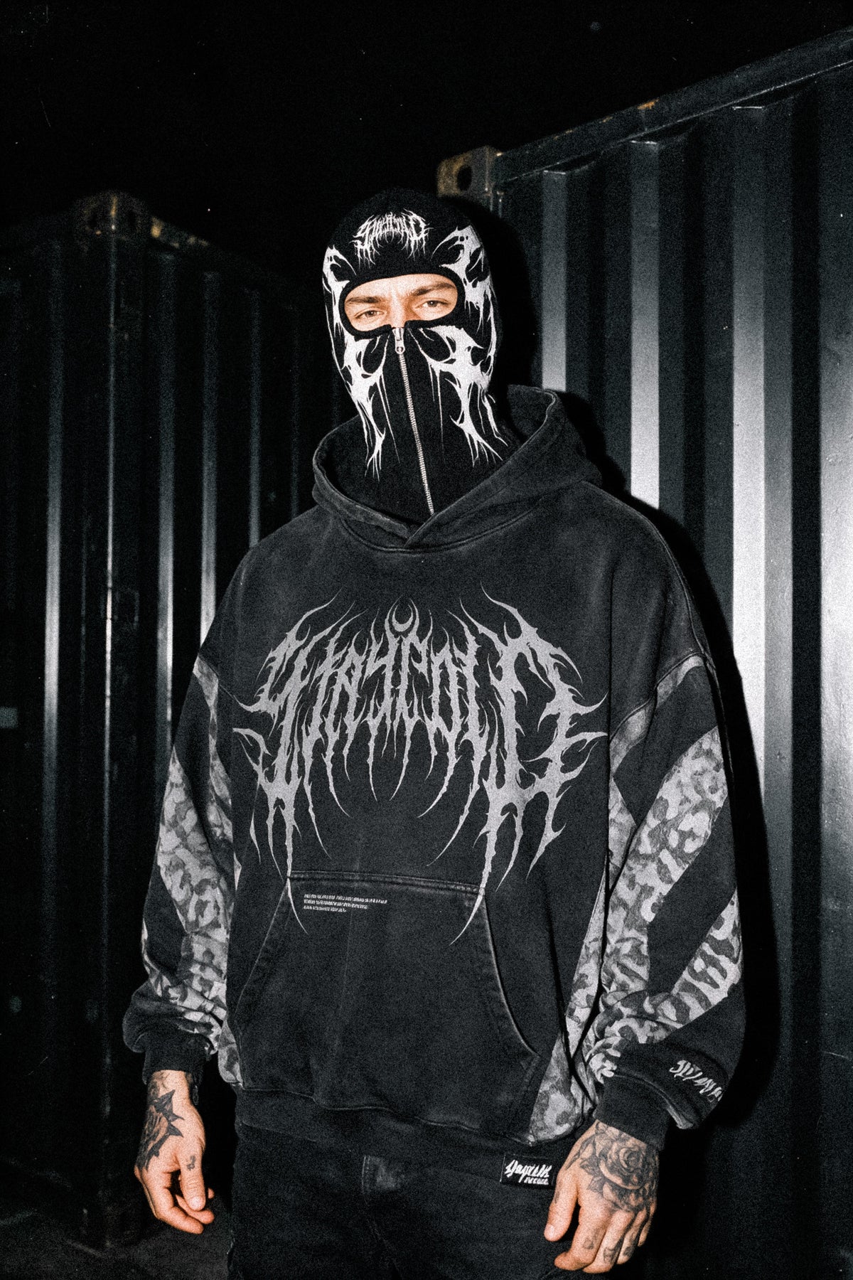 Dreadspawn (Black) - Heavy Oversized Hoodie (400GSM)