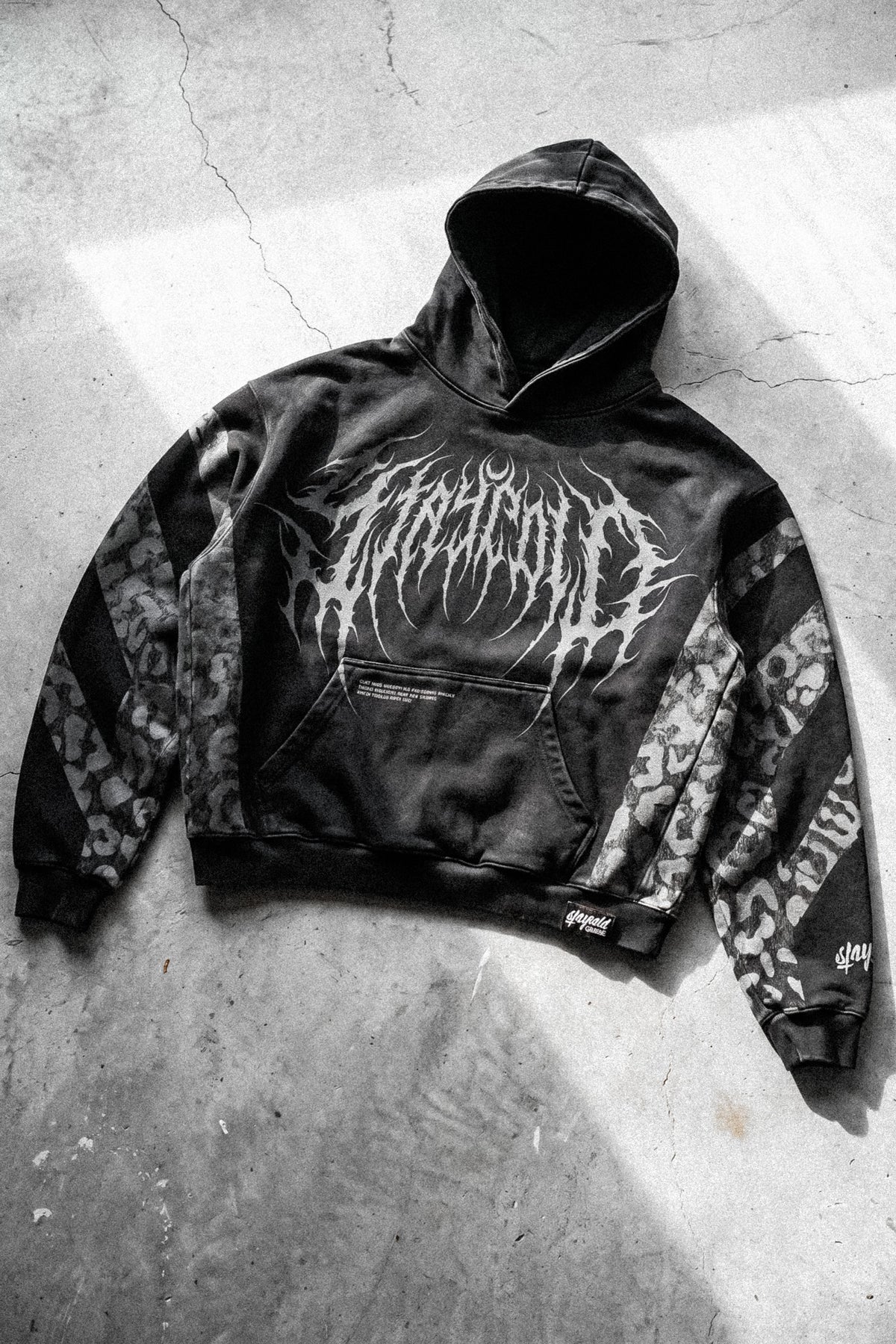 Dreadspawn (Black) - Heavy Oversized Hoodie (400GSM)