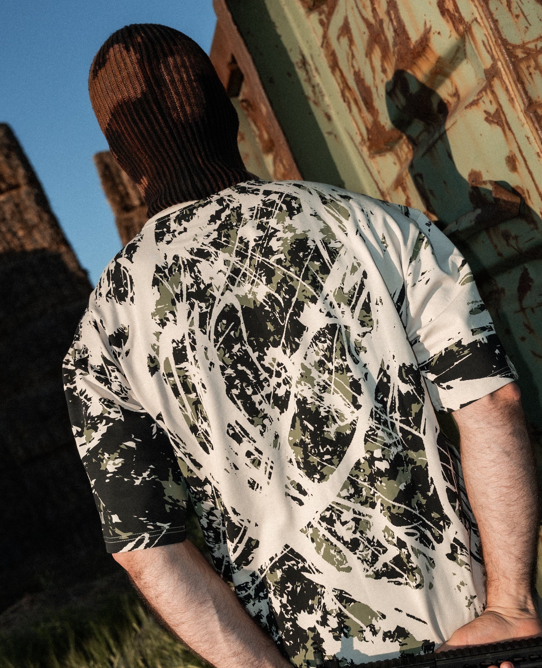 Fleshbound (Sand) - Heavy Oversized T-Shirt (250GSM)