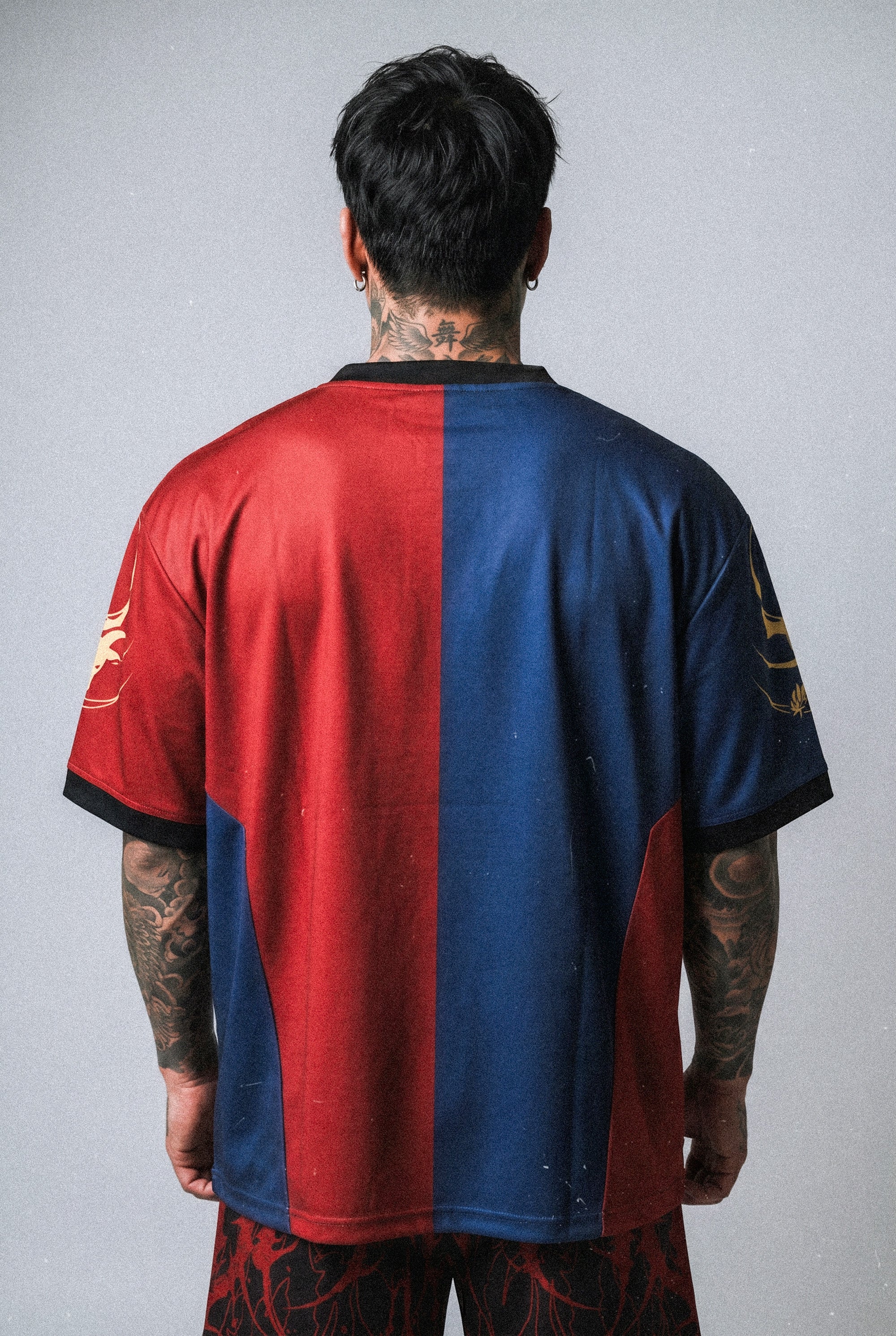 Garnet (allover) - Oversized Jersey (260GSM)