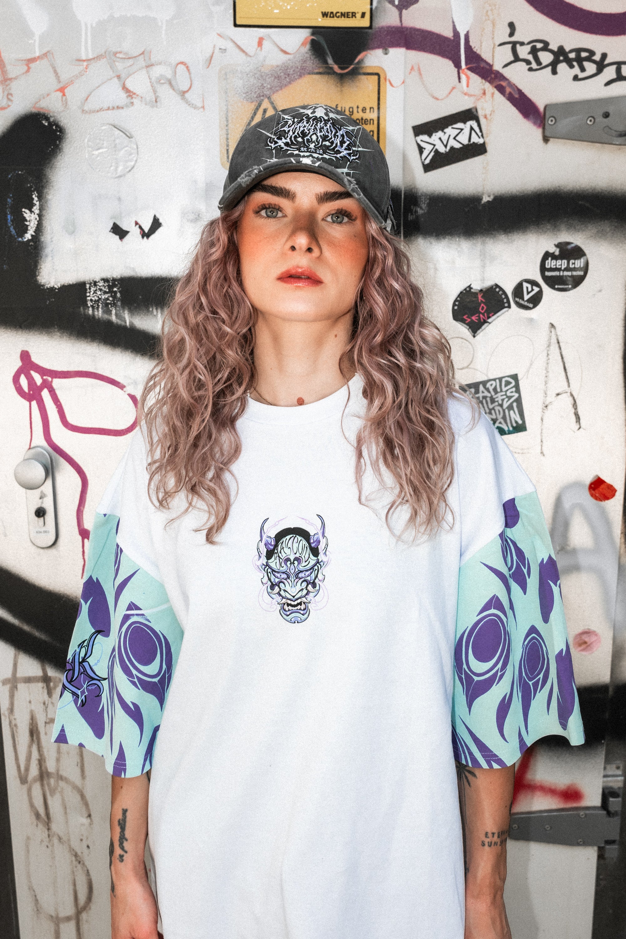 Geisha Reaper (sadkaya) - Oversized T-Shirt (200GSM)
