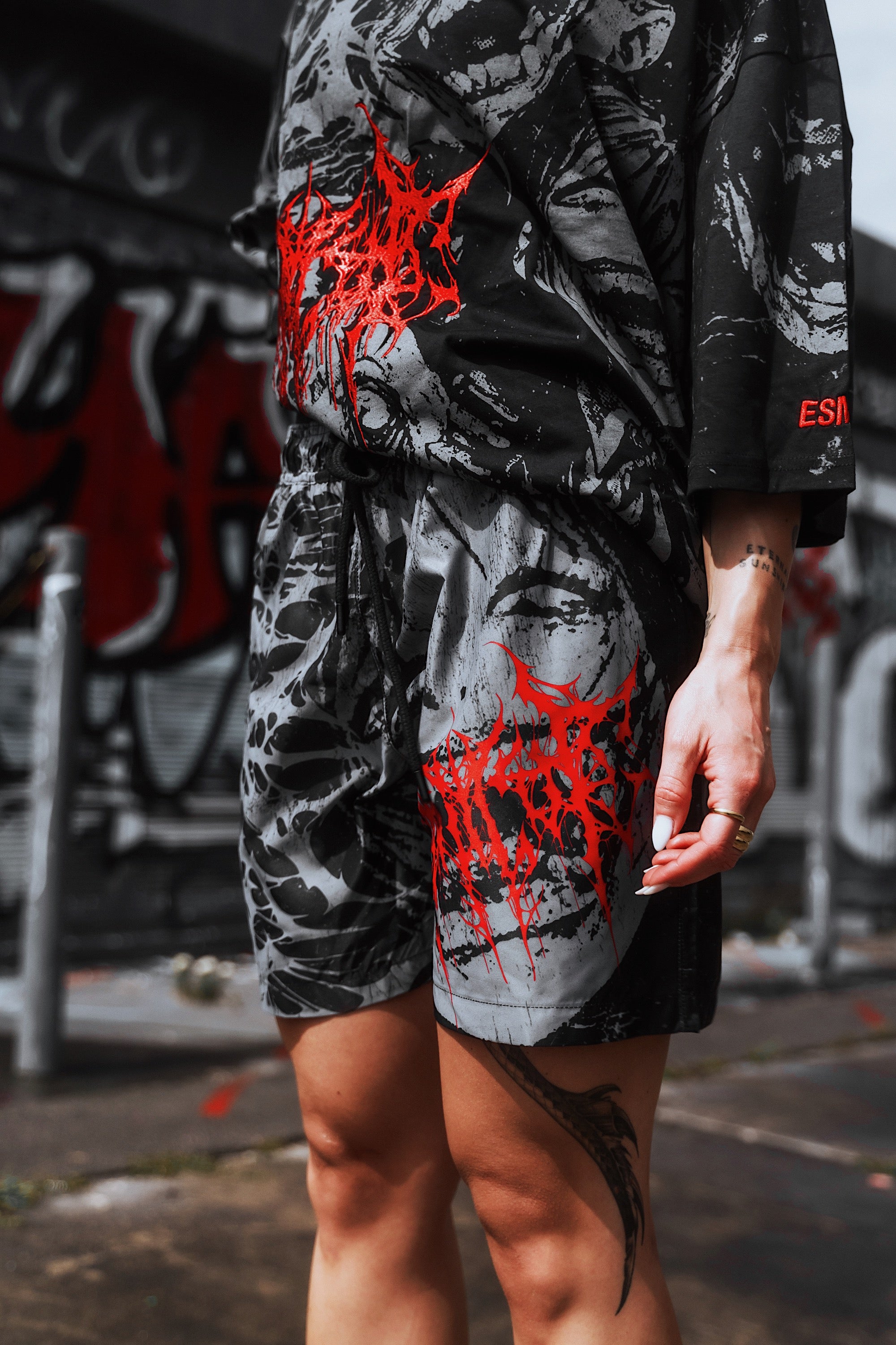 Grinfrost (black) - Swim Shorts